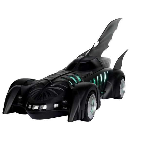 DC Comics - DC Multiverse: Vehicle - Alfred Pennyworth  McFarlane DC Multiverse Alfred Pennyworth & Batmobile 31” Batman Forever) Gold